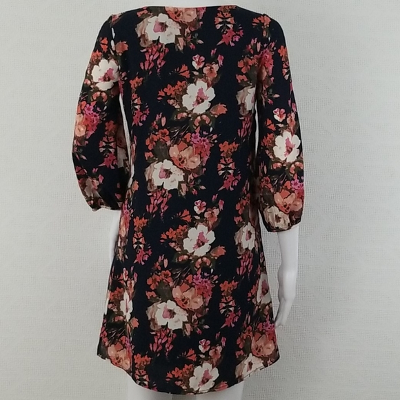 Lulu's Shifting Dears Navy Blue Floral Print Dress - Picture 12 of 15